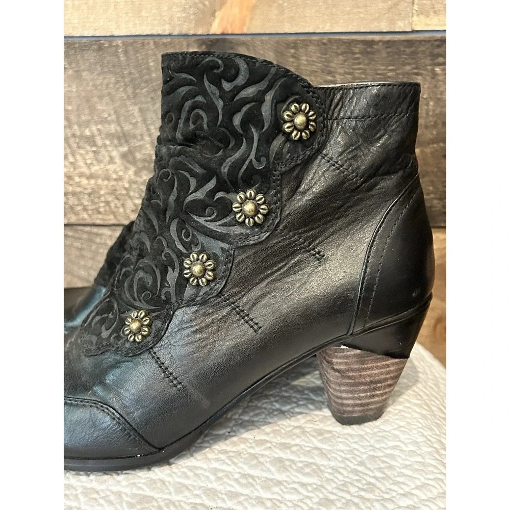 L'Artiste Women's Belgard Bootie Black Size 8.5/39‎